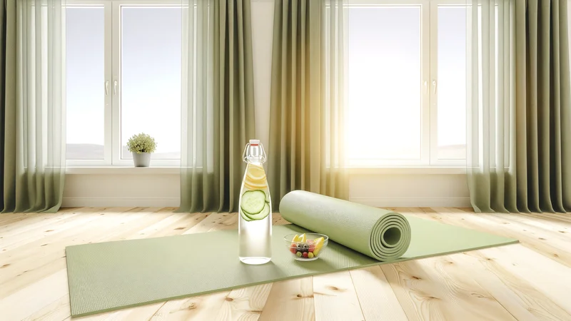 デスクで深夜まで仕事をしている女性。睡眠不足とストレスがホルモンバランスに影響するイメージ