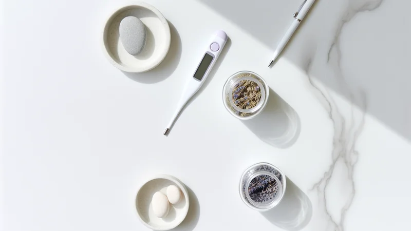 ピルシートとホルモン周期のイメージ図。エストロゲンとプロゲスチンの成分説明をイメージした図解