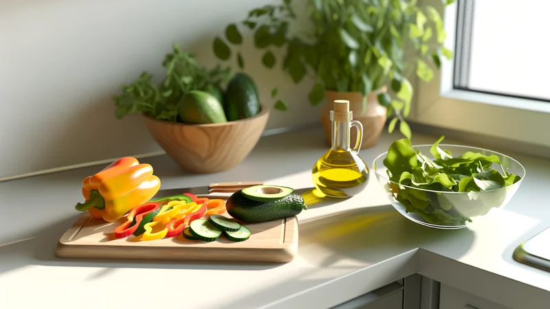 こめかみを押さえる女性。更年期のめまい・頭痛のイメージ