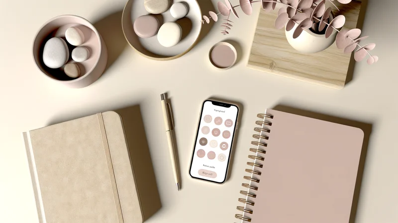 基礎体温計と手帳が並ぶデスク。毎朝の体温記録のイメージ