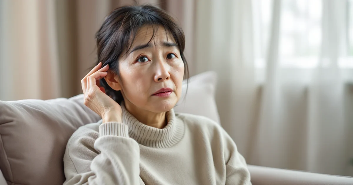 耳鳴りの原因｜女性に多い理由と更年期・貧血・メニエール病との関係
