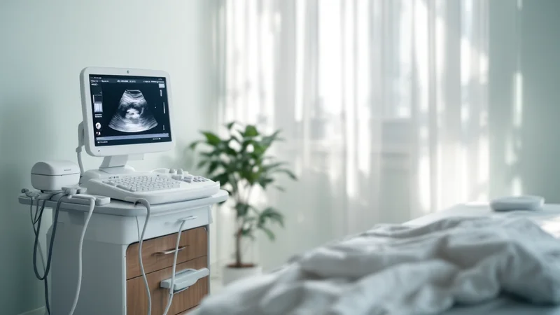 婦人科のデスクに置かれた検査記録・手帳・ペン・小さな観葉植物。定期検診と経過観察を示すイメージ